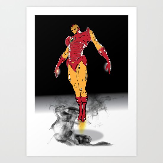 iron man Art Print