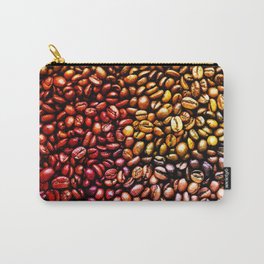 Multicolored Coffee Beans Carry-All Pouch