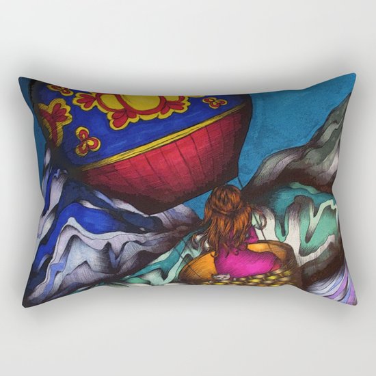 Solo Journey Rectangular Pillow