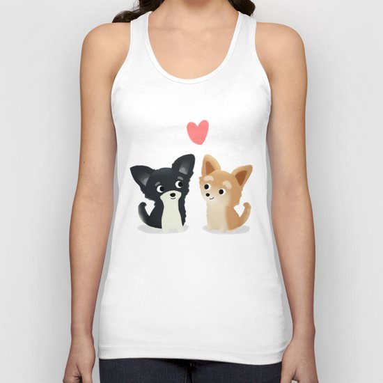 Chihuahua Love - Cute Dog Series Unisex Tank Top