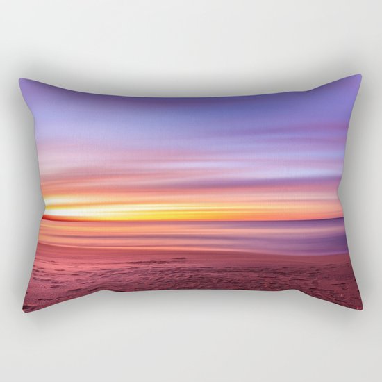 Colour sky beach Rectangular Pillow