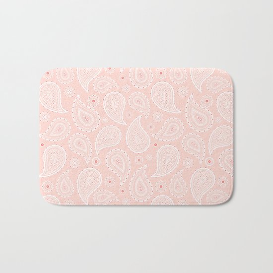 Paisley Pattern Bath Mat