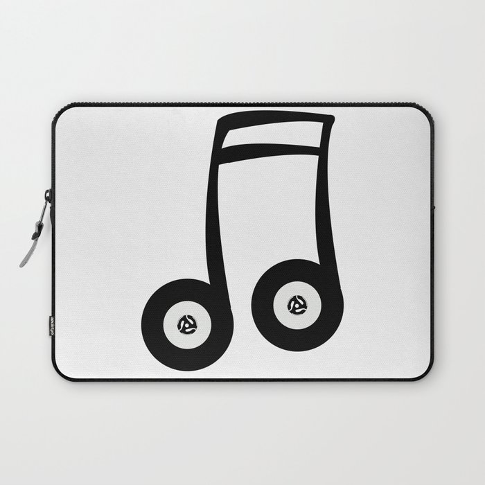 Records As A Musical Note Laptop Sleeve