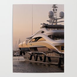 Luxury Yacht Poster
