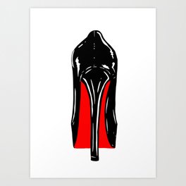 Heels Art Print