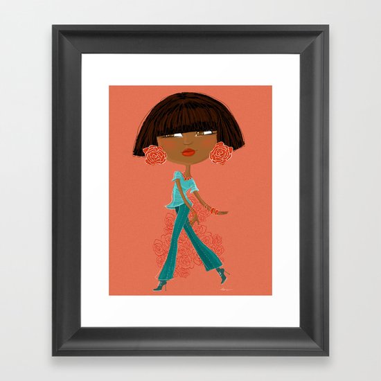 Diva Framed Art Print