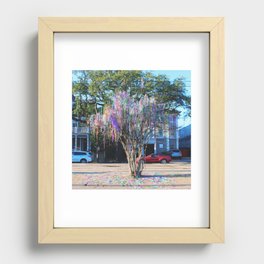 Mardi Gras Tree Recessed Framed Print