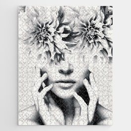 Flowers in my head Jigsaw Puzzle