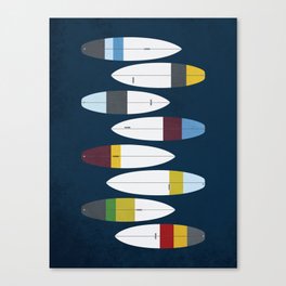 Surfboards Quiver Canvas Print