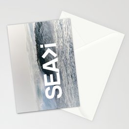SEA>i  |  The Wave Stationery Cards