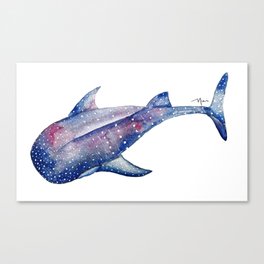 Solitary Whale Shark Canvas Print