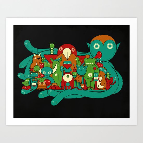 The Watchers Art Print