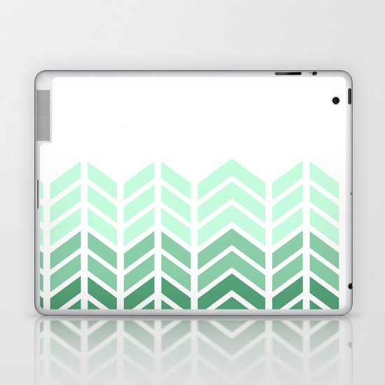 OMBRE LACE CHEVRON Laptop & iPad Skin
