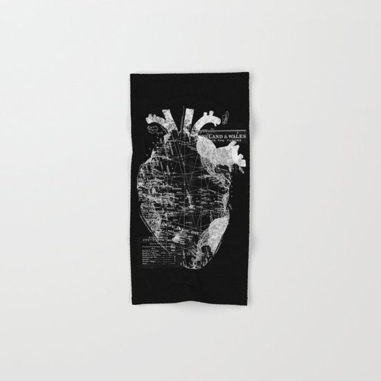 Heart Wanderlust Hand & Bath Towel