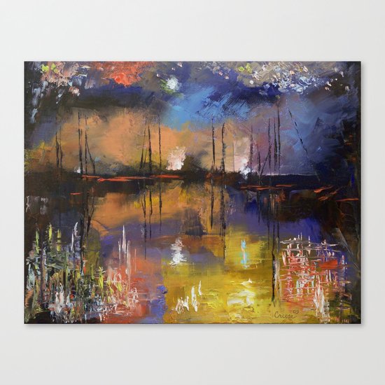 Fireworks Canvas Print