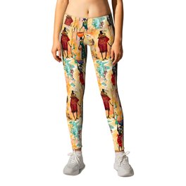 Tribal pattern Leggings | Blacklives, Tribal, Africa, Pattern, Yellow, Africans, Graphicdesign, Watercolor, Digital 