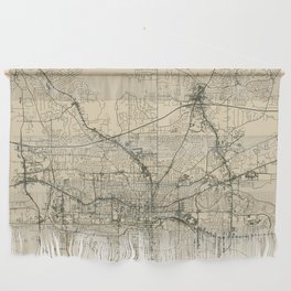 Tallahassee Minimalist Map - USA City Map Wall Hanging