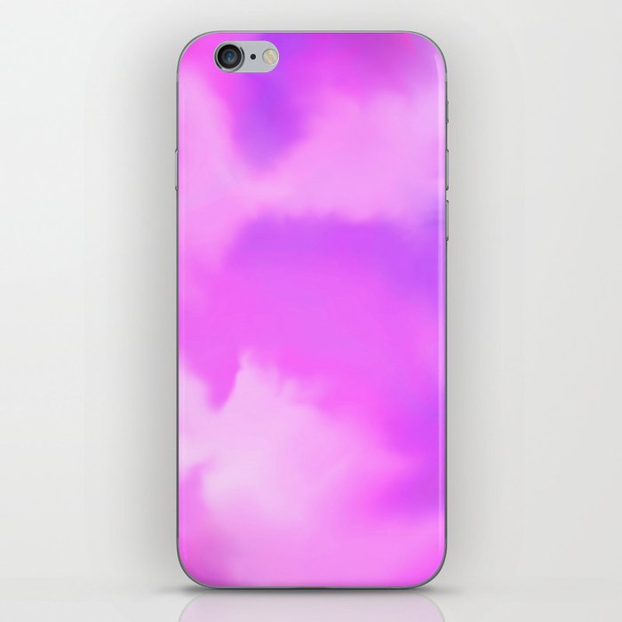 Tie-Dye Abstract Pink Purple Swirl iPhone Skin