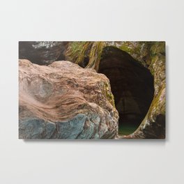 Gobble Rock Cave Metal Print