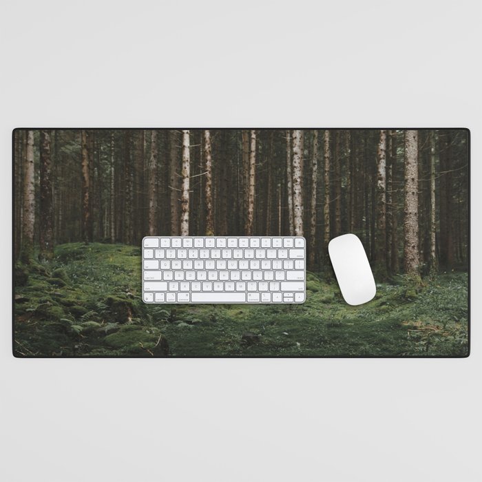 Forest Green | Nature and Landscape Photography Desk Mat