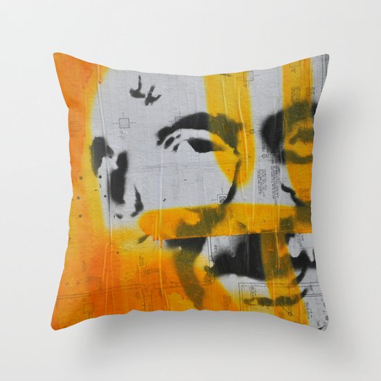 Graffiti Throw Pillow