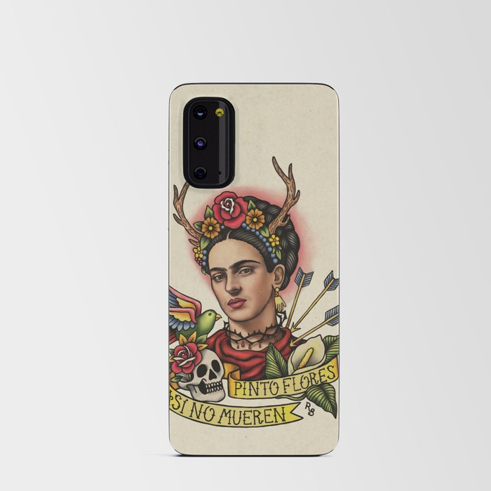 Frida Viva La Vida Tattoo Style Friducha Android Card Case