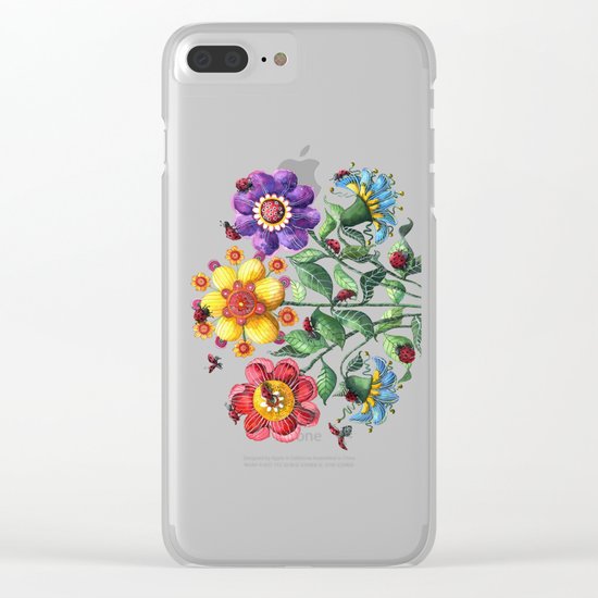 Ladybug Playground Clear iPhone Case