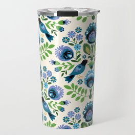 Polish Folk Birds Travel Mug