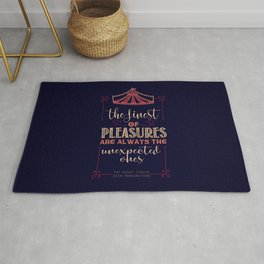 The night circus - Erin Morgenstern Rug
