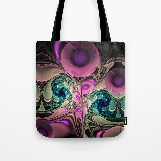 Evening Splendour, fractal abstract Tote Bag