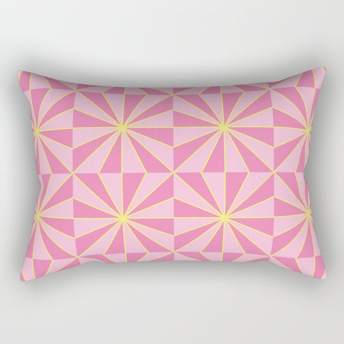 Pink Whirligigs Rectangular Pillow