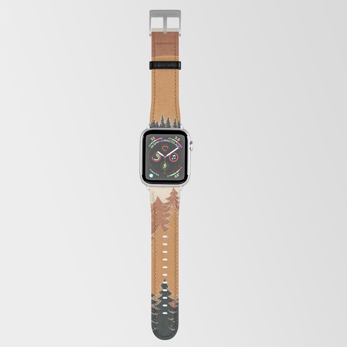 Minimal Abstract Art Landscape 01 Apple Watch Band