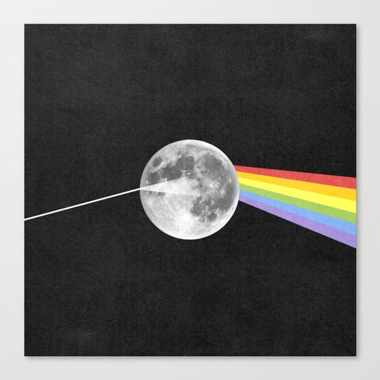 Dark Side of the Moon. Canvas Print