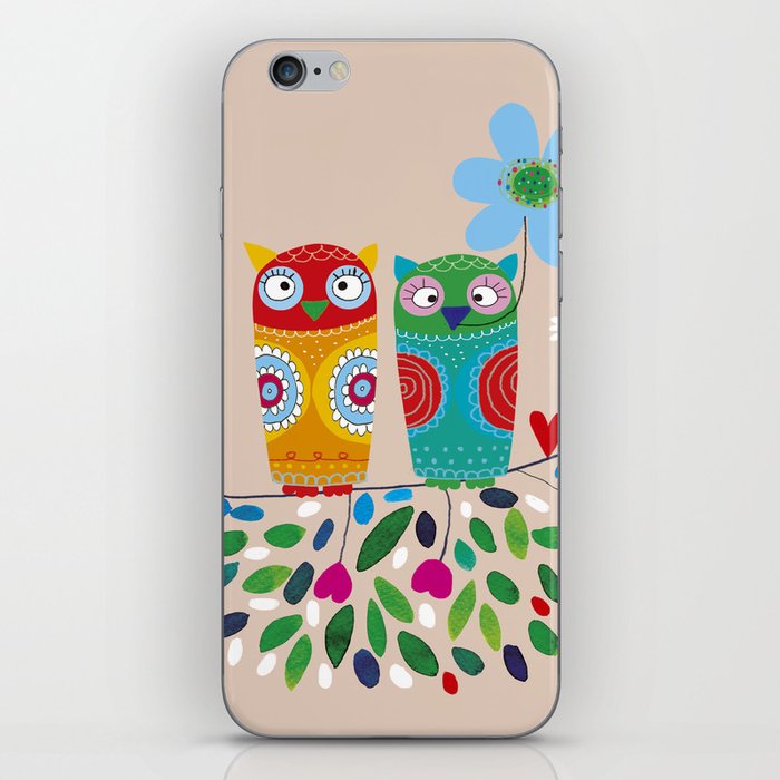 owls iPhone Skin