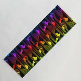dinosaur rainbow  Yoga Mat