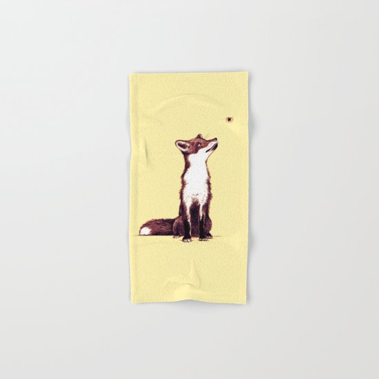 Brown Fox Looks at Thing Hand & Bath Towel