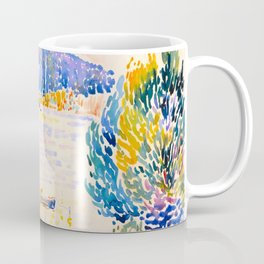 Henri-Edmond Cross Neo-Impressionism Pointillism Cap Nègre 1909 WatercolorPainting Coffee Mug