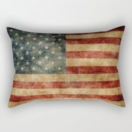 American Flag Rectangular Pillow