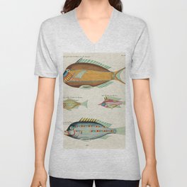 fish by Louis Renard V Neck T Shirt