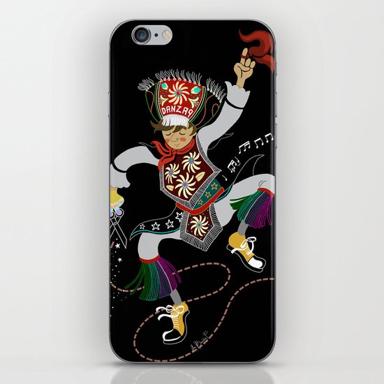 Peruvian Scissors Dancer iPhone & iPod Skin