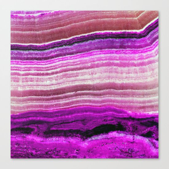 Purple onyx Canvas Print