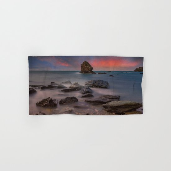 Rhoscolyn Rocks Hand & Bath Towel