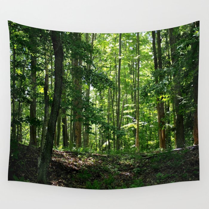 Pine tree woods Wall Tapestry