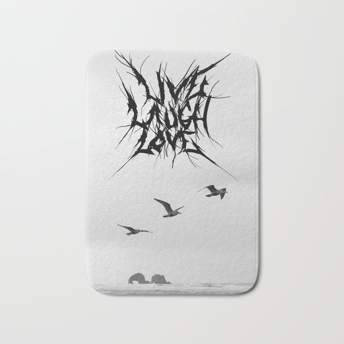 LiveLaughLove_metal Bath Mat