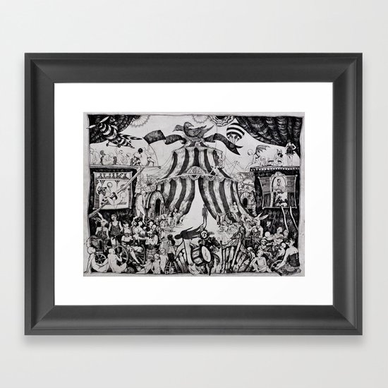 Circus of life II Framed Art Print