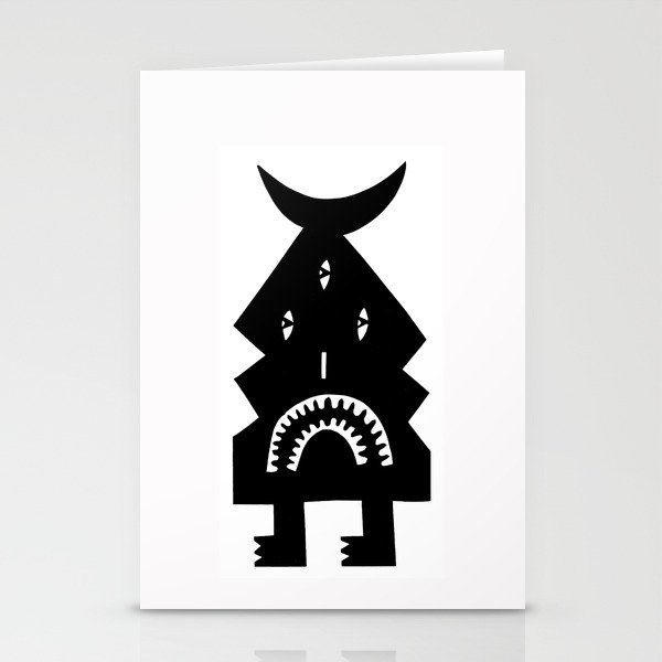 Monster From The Planet Mars Stationery Cards