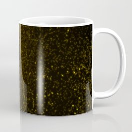 Abstract yellow glowing particles Coffee Mug
