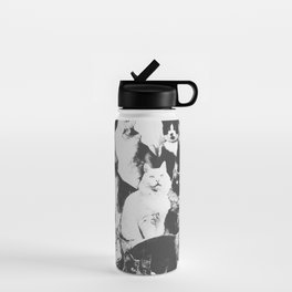 Cats Forever B&W Water Bottle