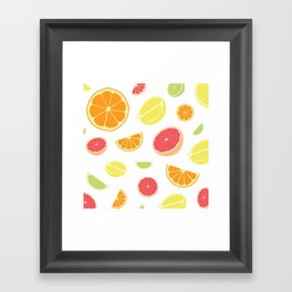 Citrus Circus Framed Art Print