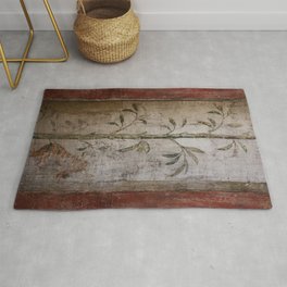 Antique wall painting Rug